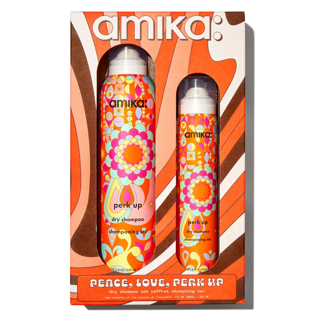 Amika Holiday 2022 - Peace, Love, Perk Up Dry Shampoo Set